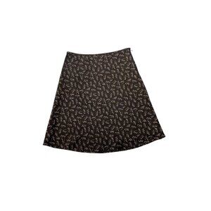 Y2K Old Navy Moody Dark Botanical Print Fall Skirt